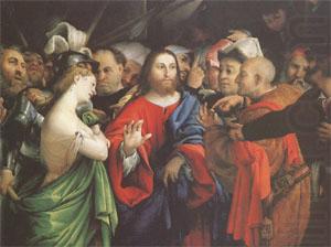 Christ and the Woman Taken in Adultery (mk05, Lorenzo Lotto